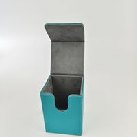 Boîte de rangement pour cartes de jeu TCG Yugioh, personnalisable en cuir ou en plastique, avec impression, pour cartes de poker, avec boîte