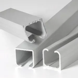 Lemari Pakaian Pabrikan Profil Aluminium untuk Lemari Pintu Geser/Kertas Transfer Serat Kayu untuk Profil Aluminium
