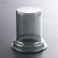 Tasse à thé moderne en verre de 450 ml avec poignée en bois, infuseur et couvercle – Ensemble de vaisselle à thé avec filtre pour une expérience de dégustation optimale