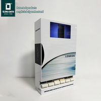 Naher Osten Plexiglas Acryl Zigarette Vitrine Stand Counter Wand halterung Tabak Vitrine Custom