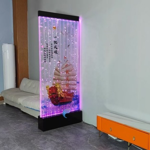 Beste prijs populaire moderne decoratie acryl LED waterbel wandgemonteerd <span class=keywords><strong>aquarium</strong></span> voor huis hotel - Product Image 2