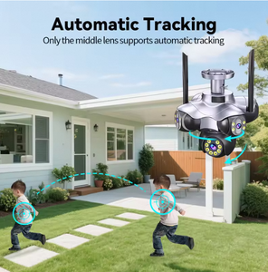 25mp Wifi toàn cảnh <span class=keywords><strong>Camera</strong></span> an ninh ngoài trời 5 ống kính 5 màn hình tự động theo dõi không dây PTZ CCTV video giám sát <span class=keywords><strong>IP</strong></span> <span class=keywords><strong>Camera</strong></span> - Product Image 3