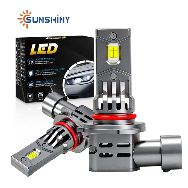 LED Headlight Bulb 9005 9012 H8 H11 Power Canbus Plug and Play Silent Fan 6500K CE Certified for Universal Car |Sunshiny SZ2
