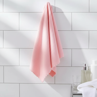 Ensemble De Serviettes En Polaire Corail