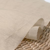 Nouveau design Tissu teint en fil 22% Soie 27% Chanvre 51% Coton Pima, Mélange Chanvre Soie Coton Pima, Tissé uni pour Rideaux et Chemises