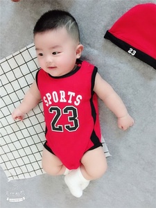 2022 rosa Para Baby stile basket senza maniche estivo neonato abbigliamento pagliaccetto con cappello - Product Image 6