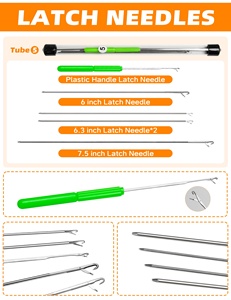 Kit de Agujas Huecas Spectra para Enhebrar, Enlazar y Empalmar, 23 Piezas, Juego de Agujas de Pesca de Acero Inoxidable, Agujas para Montar Aparejos - Product Image 6