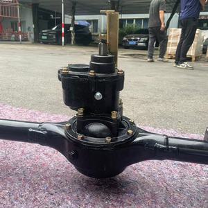 Essieu arrière de tricycle à <span class=keywords><strong>moteur</strong></span> à 3 roues, 3/4 entièrement flottant, tambour de frein de 220 mm, frein mécanique, essieu arrière avec petit amplificateur, support OEM ODM - Product Image 2