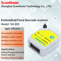 Escáner de Código de Barras Integrado, Lector de Códigos QR, USB, RS232, TTL, Red WIFI, Interfaz 485, ScanHome SH-800 en Stock