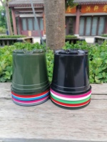 Pots en gros, pots en plastique colorés, durables, haute résistance, pots à fleurs modernes en plastique de Chine, pots en plastique pour plantes, supports de jardinières en plastique