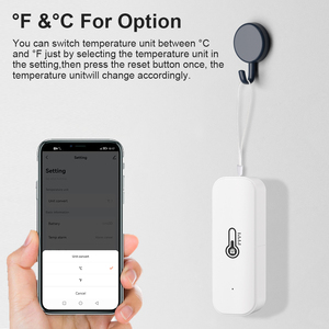A buon mercato <span class=keywords><strong>WIFI</strong></span> IP65 sensore di temperatura e umidità a prova di acqua temperatura e umidità <span class=keywords><strong>Monitor</strong></span> - Product Image 3