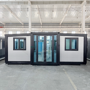 Индивидуальный 20-футовый расширяемый контейнерный дом: 3-спальный, современный, стальной, для офиса, квартиры, виллы, с кухней и ванной - Product Image 1