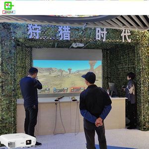 Machine LP-ST01 Children's <b>3D</b> Interactive Projection Shooting <b>Projector</b> Wooden PC Metal Indoor Multiplayer Hunting Game - Product Image 1