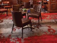 Moquette de restaurant motif poisson 3D en laine/nylon écologique antidérapante imperméable résistante aux taches bouclée style turc doré pour la maison