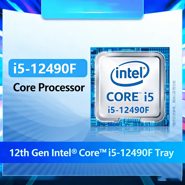For Intel Core I5-12490F CPU 3.00GHz 6Cores 12 Threads LGA1700 Threads Unit Desktop Computer Without Graphics Card