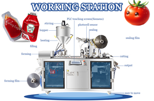 Máquina Automática para Envasado en Blíster de Mantequilla, Mantequilla de Maní, Mermelada y <span class=keywords><strong>Miel</strong></span>, con Diferentes Gramajes - Product Image 2