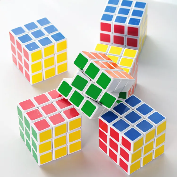 Kids educational plastic cube toys 3x3 speed magic cube puzzle toy magic cube 3x3