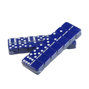 Domino – Par De Puños De Goma Para Manillar, Color Azul Y Blanco, Universales