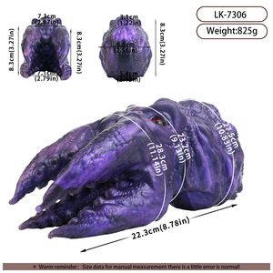 Void Dragon Mogothron Fantasy Dragon Masturbator Premium <b>Liquid</b> <b>Silicone</b> Male Stroker Dual Channel Adult Pleasure Toy - Product Image 5
