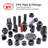 Adaptateur de tuyau femelle UPVC DIN ANSI WF 20mm-110mm 1/2in-4in, raccords de tuyauterie, raccord rapide femelle pour tuyau, réparation rapide et facile du tuyau
