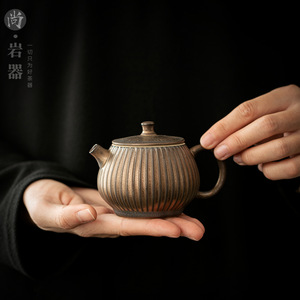 Gilded Kung Fu Teapot Small Ceramic Single-Serving With Filter Heat Resistant For Home Office <b>Tea</b> Room - Product Image 1