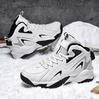 Zapatos Deportivos de Microfibra para Hombre, con Cordones, Antideslizantes, Impermeables, Casuales, para Correr, Baloncesto, Verano e Invierno