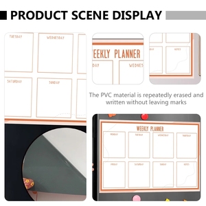 2029 Early Planner Calendario de <span class=keywords><strong>pizarra</strong></span> <span class=keywords><strong>blanca</strong></span> semanal magnética <span class=keywords><strong>Pizarra</strong></span> borrable para uso <span class=keywords><strong>mensual</strong></span> en refrigerador - Product Image 3