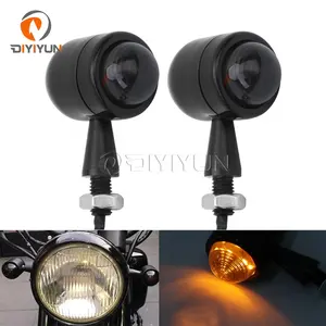 Xe máy mini Bullet LED tín hiệu rẽ phanh chạy đèn tín hiệu lần lượt chỉ số phổ Retro xe máy phụ kiện