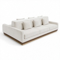 Grande canapé modulaire d'angle double face