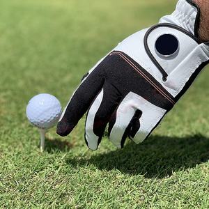 Venta al por mayor de guantes de golf de diseño personalizado de las mujeres de color azul transpirable antideslizante impermeable izquierda y derecha guantes deportivos - Product Image 5