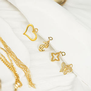 Joyería PCX Colgante de collar de oro de 18 quilates Joyería fina de lujo con signo de dinero de dólar para bodas y fiestas <span class=keywords><strong>Precio</strong></span> al por mayor - Product Image 2