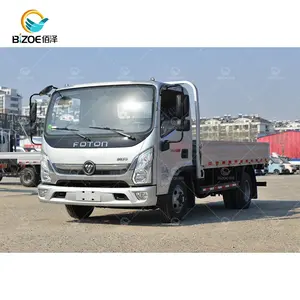 Cina Foton Auman 4x2 6 roda murah digunakan kargo kecil ringan Dump Truck
