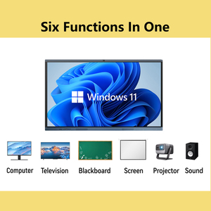 Ai máy ảnh thông minh Bảng trắng 4 + 32G 8 + 128G Đào Tạo Treo Tường 65 inch tương tác phẳng Bảng điều khiển chống ánh sáng màu xanh bảng tương tác - Product Image 5