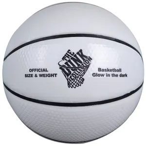 夜光中亮起运动球定制标志发光尺寸7发光篮球球
