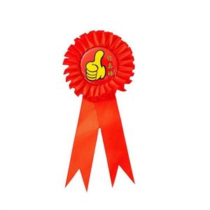 Wholesale Custom Ribbon Flowers for Award Badges Promotional Gifts for Adults and Children Printed with Custom Logos - Product Image 5