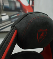 GZYLC Özel Tasarım Deri Araba Koltuk Kılıfı Lüks Araba Koltuk Kılıfı Lamborghini Aventador Huracan Urus için