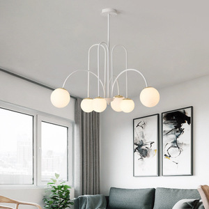 Design minimaliste maison lustre lumière intérieur salon suspension lumière Art déco suspension lampe - Product Image 4