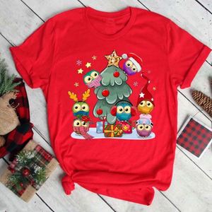 <span class=keywords><strong>T</strong></span>-<span class=keywords><strong>shirt</strong></span> Estiva alla Moda con Stampa Natalizia, Maglietta Larga Personalizzata con Collo a O, Stile Retrò per <span class=keywords><strong>Donna</strong></span> - Product Image 4