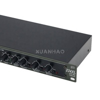 Crossover audio analogique en rack 234XL avec entrée/sortie XLR équilibrée 24 dB par octave pour ingénieur du son