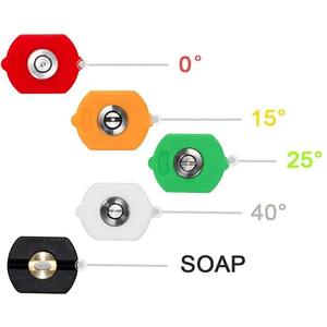 Boquilla para Lavadora a Presión, Conexión Rápida de 1/4'', Acero Inoxidable 304, Rociado en Abanico, Limpieza a Alta Presión para Maquinaria Agrícola - Product Image 3