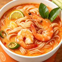 Nouilles Halal à faible teneur en glucides en gros, saveurs fruits de mer/viande de bœuf/poulet, nouilles instantanées en gobelet Konjac Shirataki, pâtes Keto