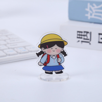 Plaque en acrylique personnalisée double face imprimée sur mesure avec photos, décoration de bureau sur le thème des jeux d'anime