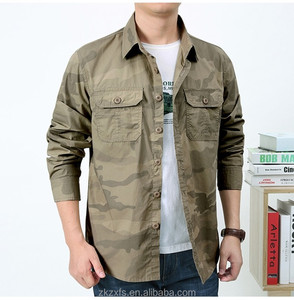 <span class=keywords><strong>Chemise</strong></span> <span class=keywords><strong>Cargo</strong></span> Camouflage à Manches Longues et Bouton Unique pour Homme, Durable et Élégante, Idéale pour les Aventures Printanières en Extérieur, <span class=keywords><strong>avec</strong></span> Fonction Séchage Rapide - Product Image 1