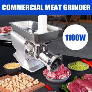 Máquina Picadora de Carne Congelada de Acero Inoxidable Comercial China 12 22 0.85Kw 1.1Kw de Sobremesa para la Industria/Comercio de la Carne - Product Image 6