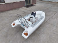 Bateau pneumatique en fibre de verre certifié CE RIB-330B - Yacht à voile pour la navigation, la pêche en rivière et le sauvetage