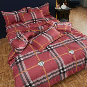 Set tempat tidur pola tanaman Modern terbaik, 100% poliester serat mikro sprei penutup tempat tidur keren dan bergaya - Product Image 3