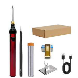 Portable 5V 10W Mini Home DIY <strong>Soldering</strong> Iron Station Battery Operated Wireless Adjustable Temperature for Outdoor Use - Product Image 1