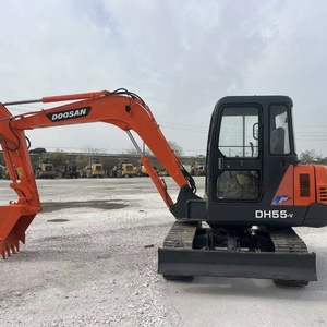 Mini-excavatrice d'occasion Doosan DH55 DH55-V 2024 d'origine coréenne, 5T 5,5 tonnes, petit modèle, prix bas, en stock - Product Image 2