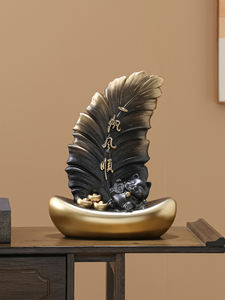 High-End <b>Resin</b> Crafts Smooth Sailing Ornament Folk Art Home Living Room TV Cabinet Wine Cabinet Decoration for Housewarming Gift - Product Image 2