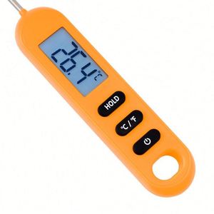 เครื่องวัดอุณหภูมิอาหารแบบดิจิตอลกันน้ำ 300 องศาเซลเซียส พร้อมจอ LCD ตอบสนองรวดเร็ว ทำจากพลาสติก สำหรับครัวเรือน - Product Image 2